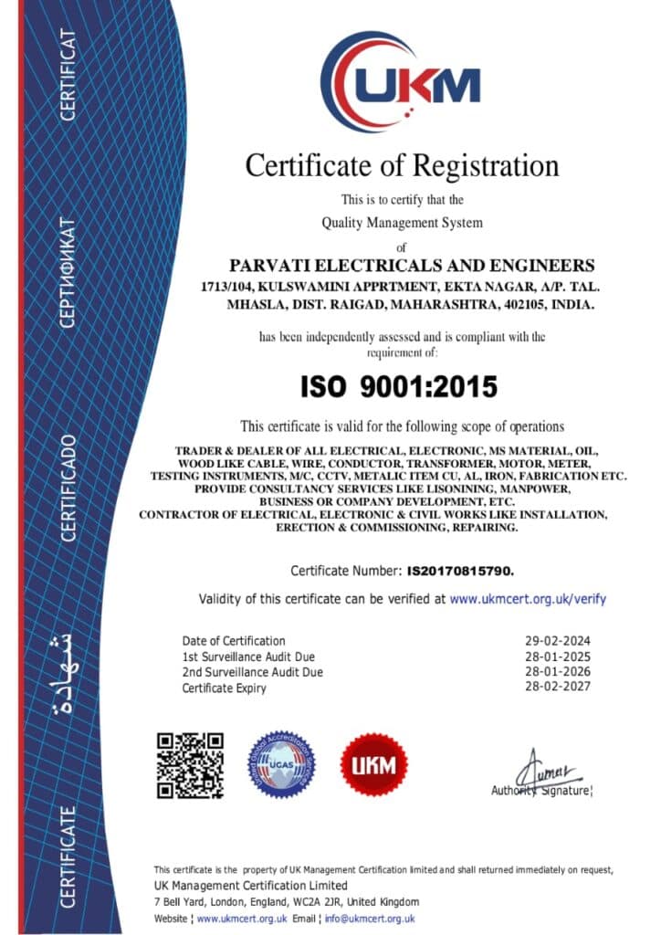 Certificate of Registration
